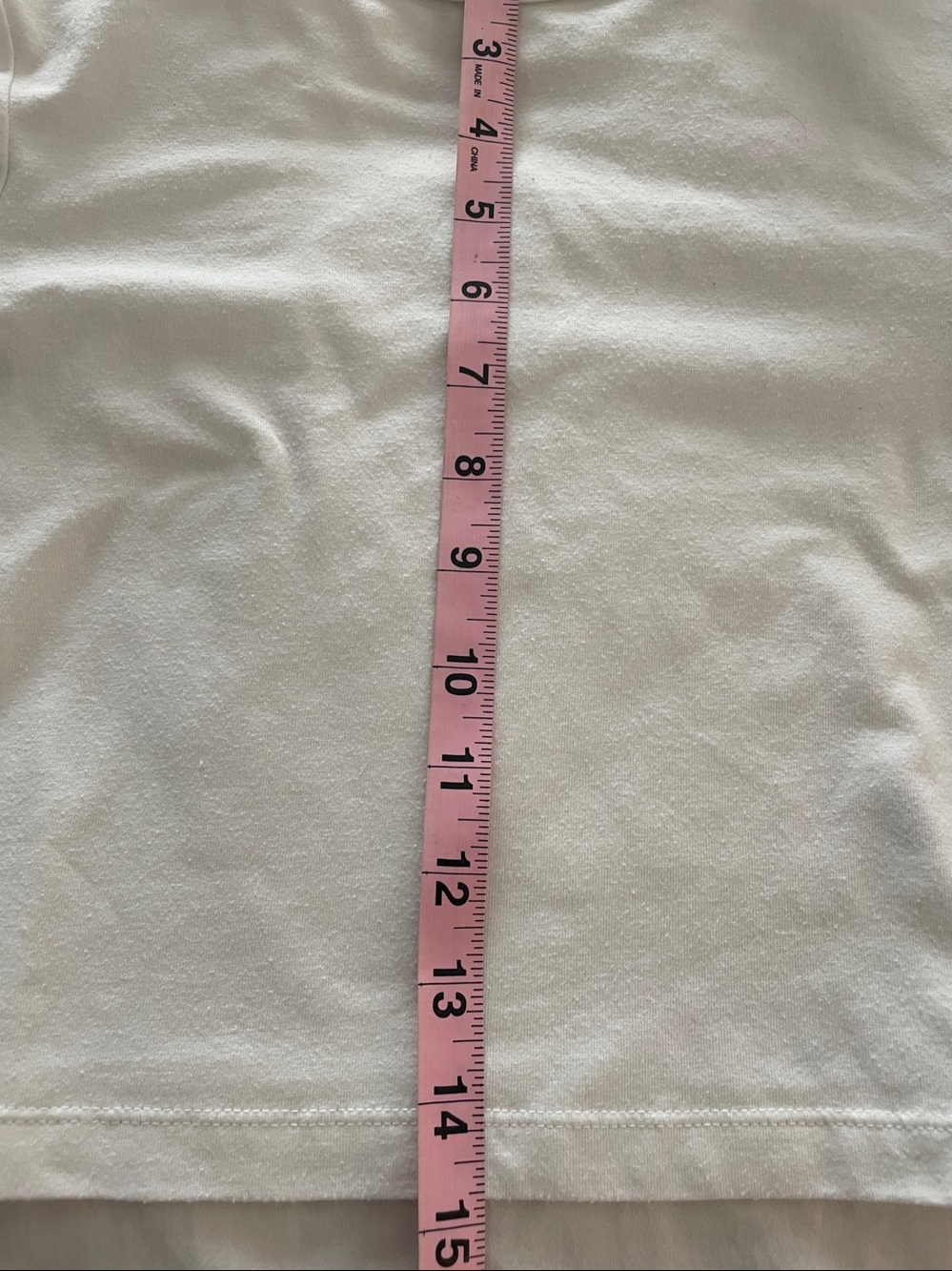 Wild Fable White Cropped T Shirt Top Short Sleeve Crew Neck - Picture 4 of 6